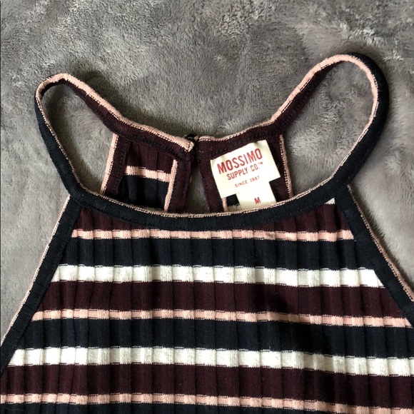 Halter Top Striped Dress - Picture 3 of 4